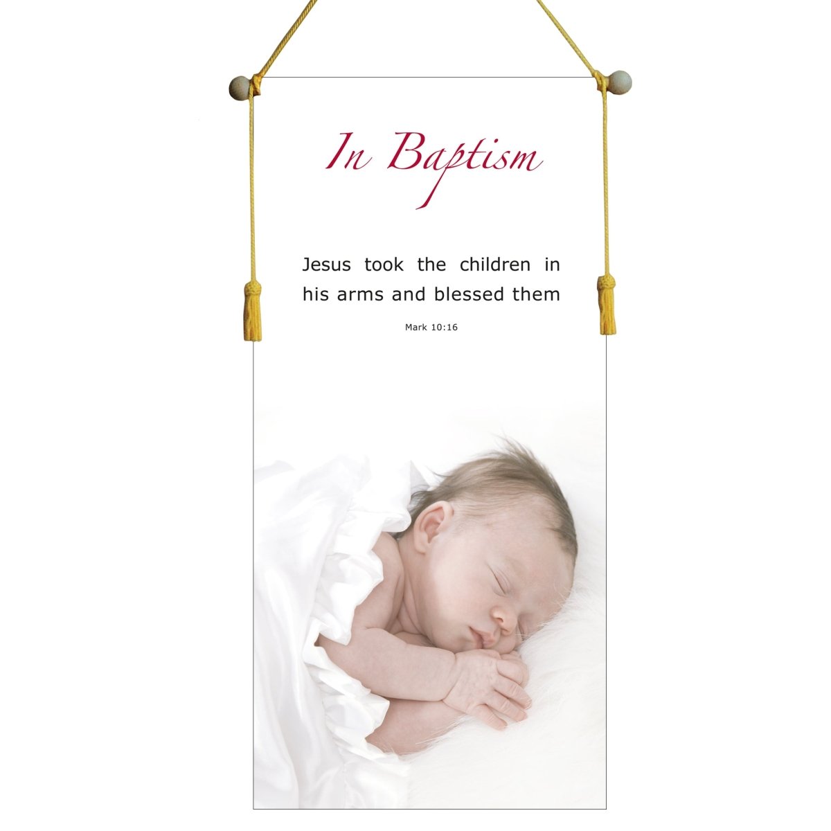 Baptismal Hanging Banner - Hayes & Finch