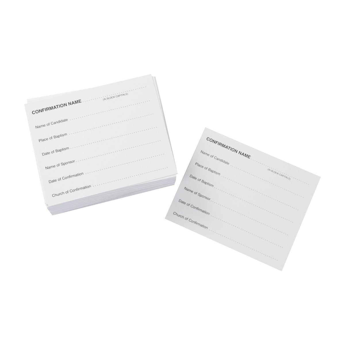 Church Confirmation Cards - Hayes & Finch