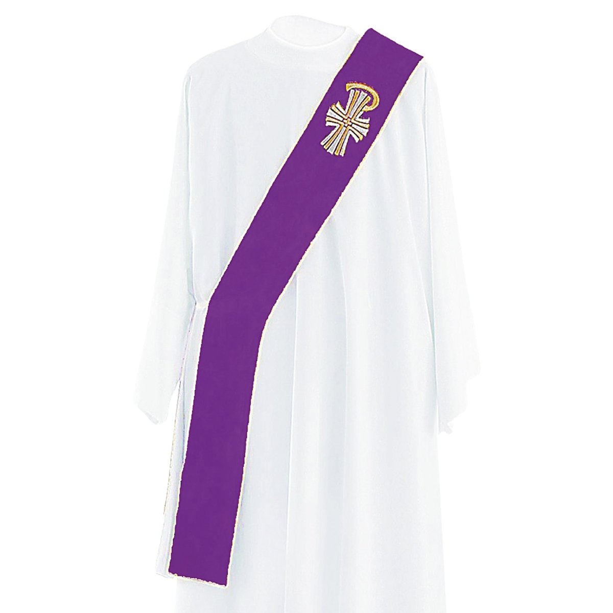 Cross Embroidery Deacon Stole - Hayes & Finch