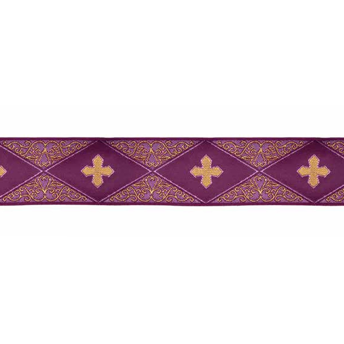 Diamond Cross Lurex Orphrey - Hayes & Finch