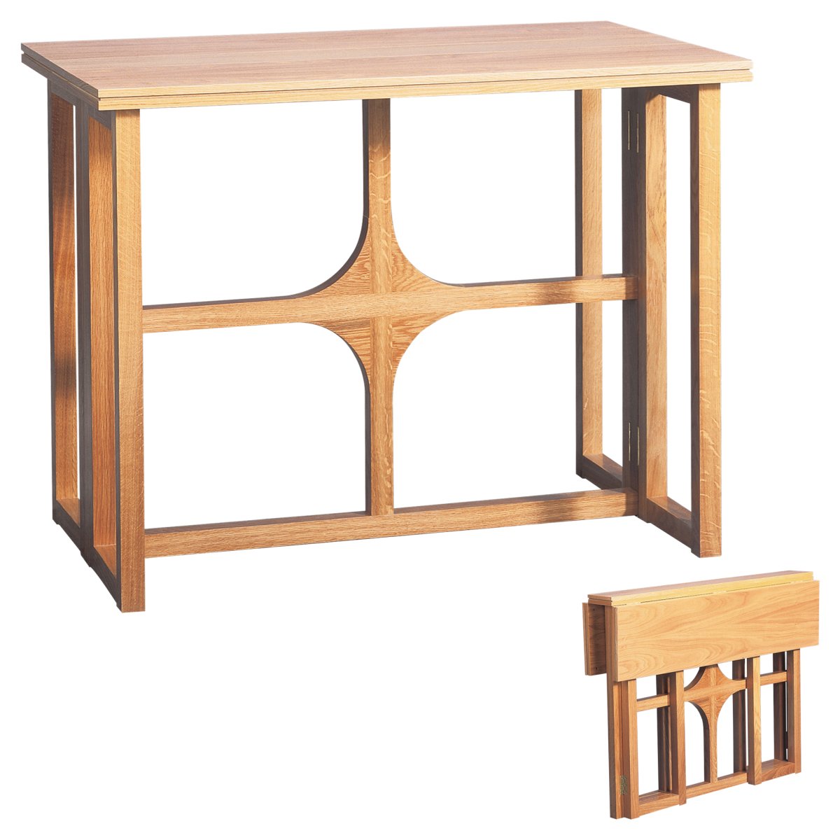 Gate leg store folding table