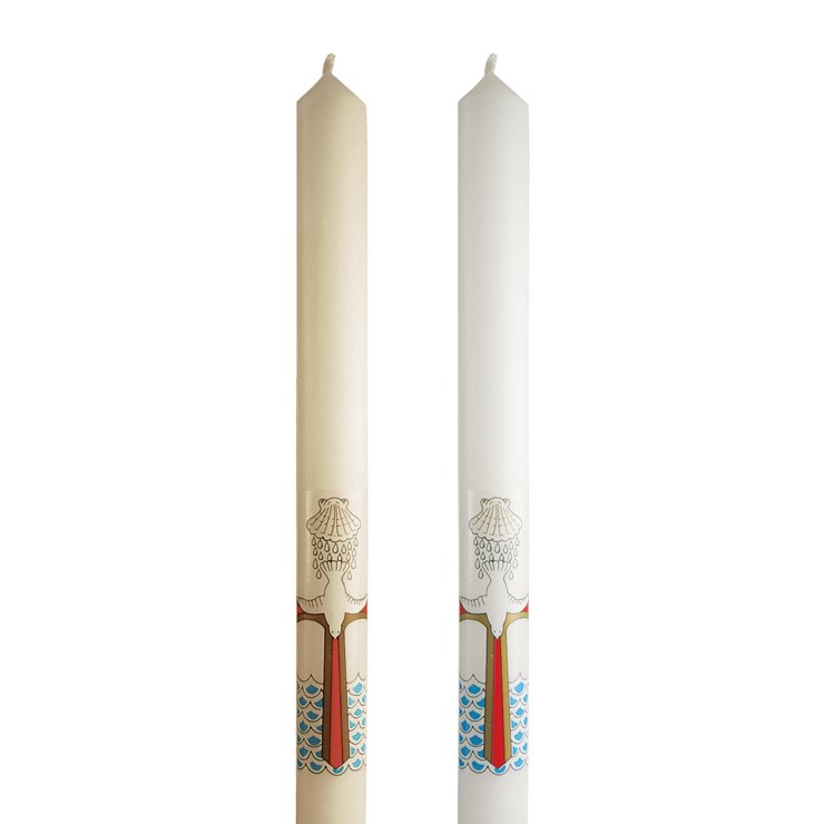 Baptism Candles - 12 Inch - Hayes & Finch