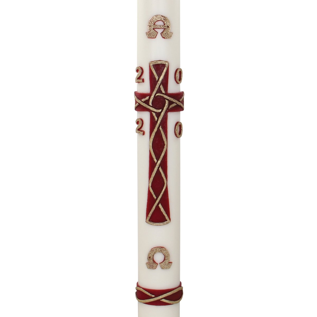 Celtic Cross Wax Relief Paschal Candle - Hayes & Finch