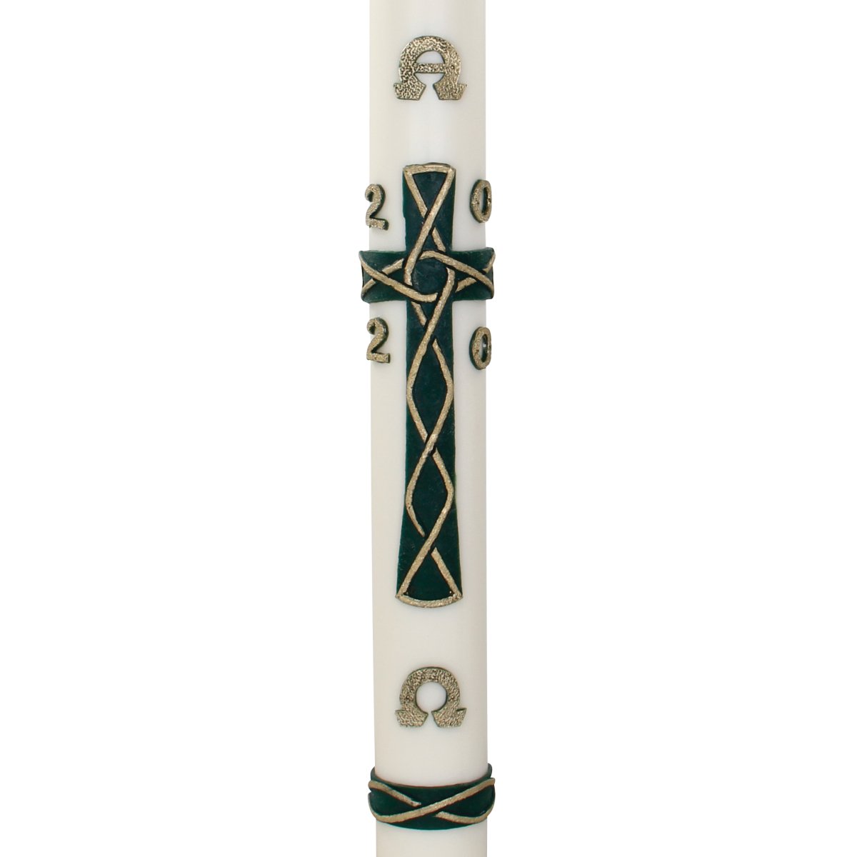 Celtic Cross Wax Relief Paschal Candle - Hayes & Finch