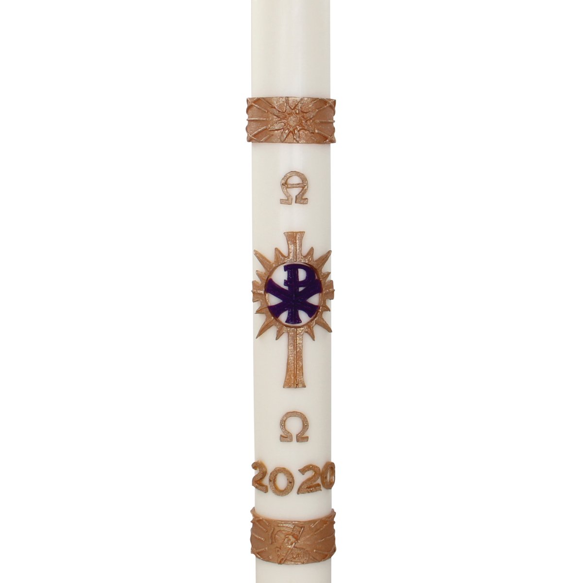Chi-Rho Cross Premium Wax Relief Paschal Candle – Hayes & Finch