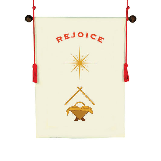Christmas Rejoice Hanging Banner - Hayes & Finch