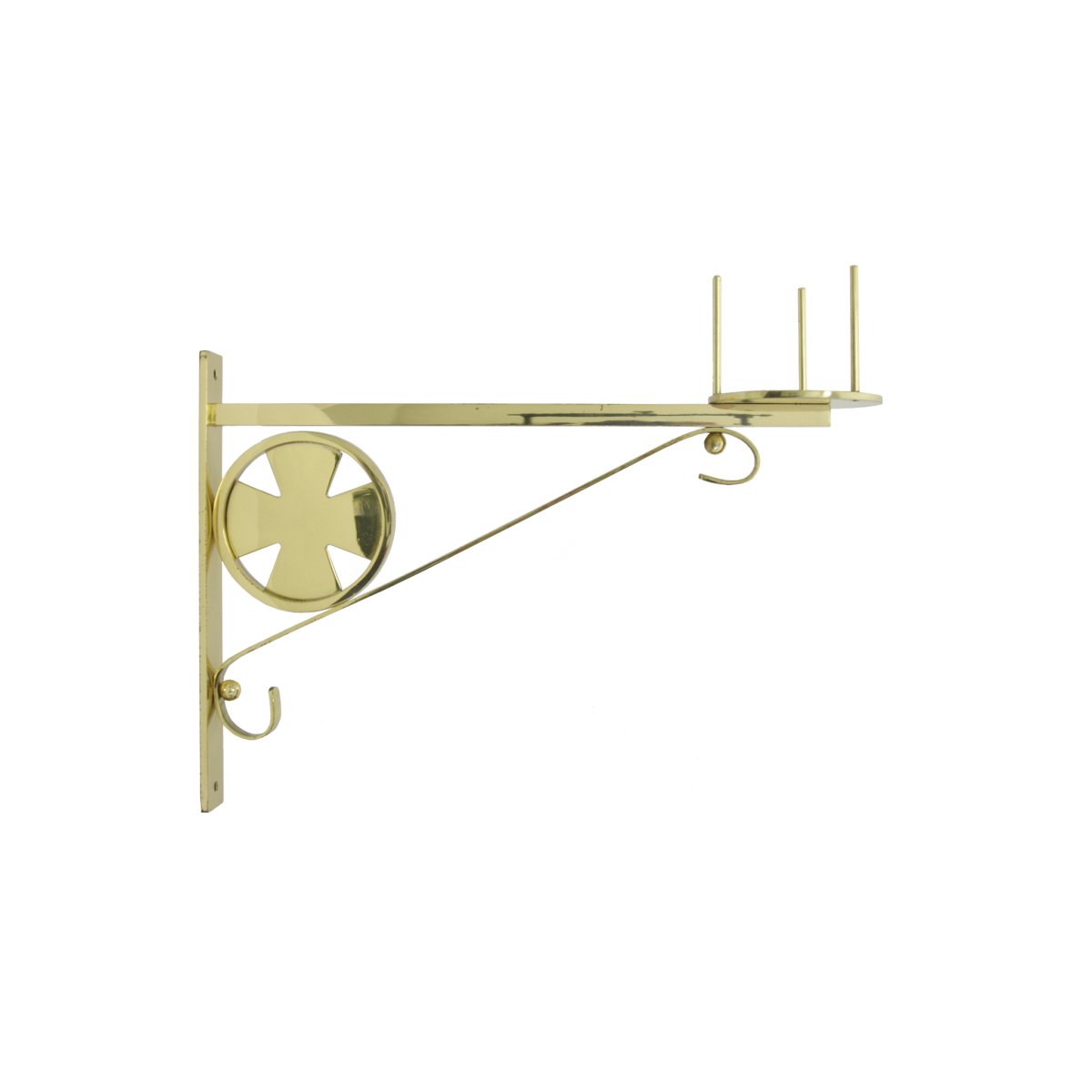 Cross Brass Bracket - Hayes & Finch