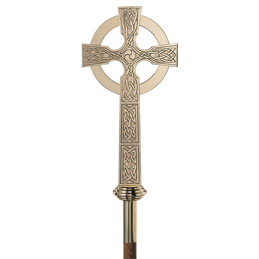 Engraved Celtic Processional Cross - Hayes & Finch