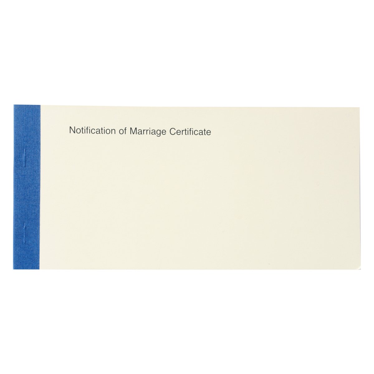 Notification of Marriage Certificates for Church Records - Hayes & Finch