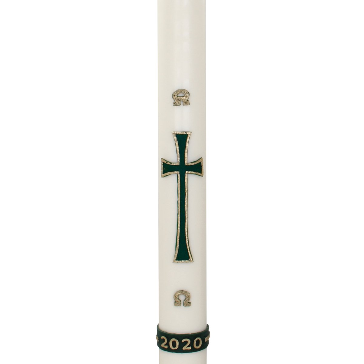 Plain Cross Wax Relief Paschal Candle - Hayes & Finch