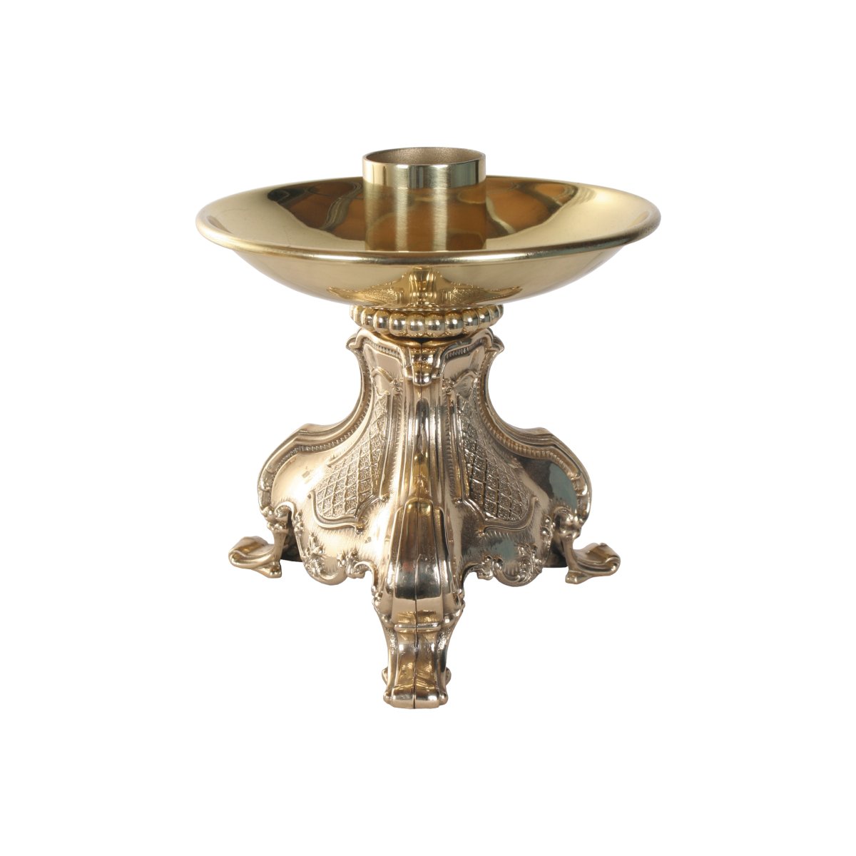 Small Baroque Style Candlestick - Hayes & Finch