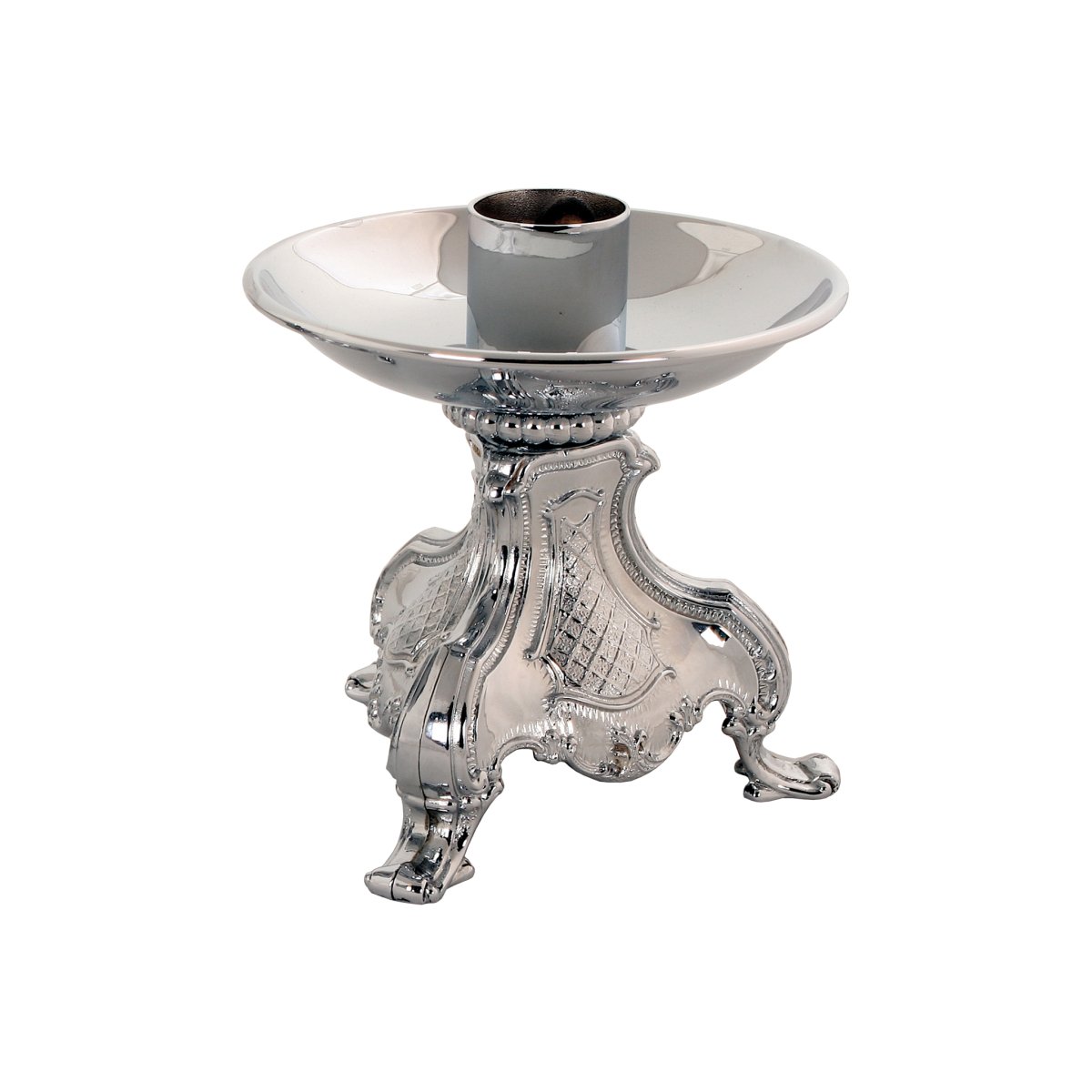 Small Baroque Style Candlestick - Hayes & Finch
