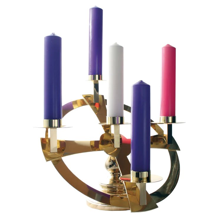 Brass Advent Candle Holder