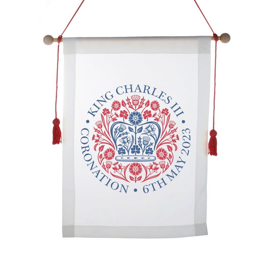 The King's Coronation Hanging Banner - Hayes & Finch